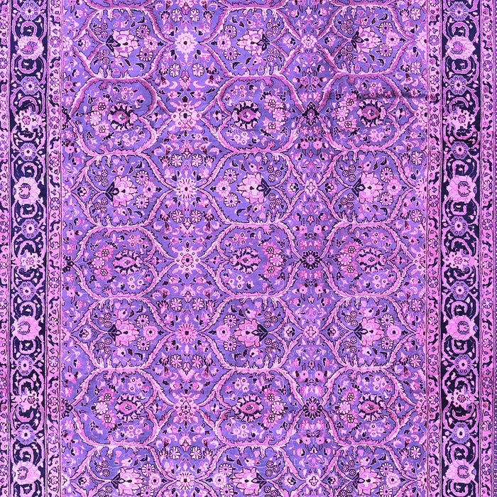 Machine Washable Persian Purple Traditional Area Rugs, wshtr2598pur