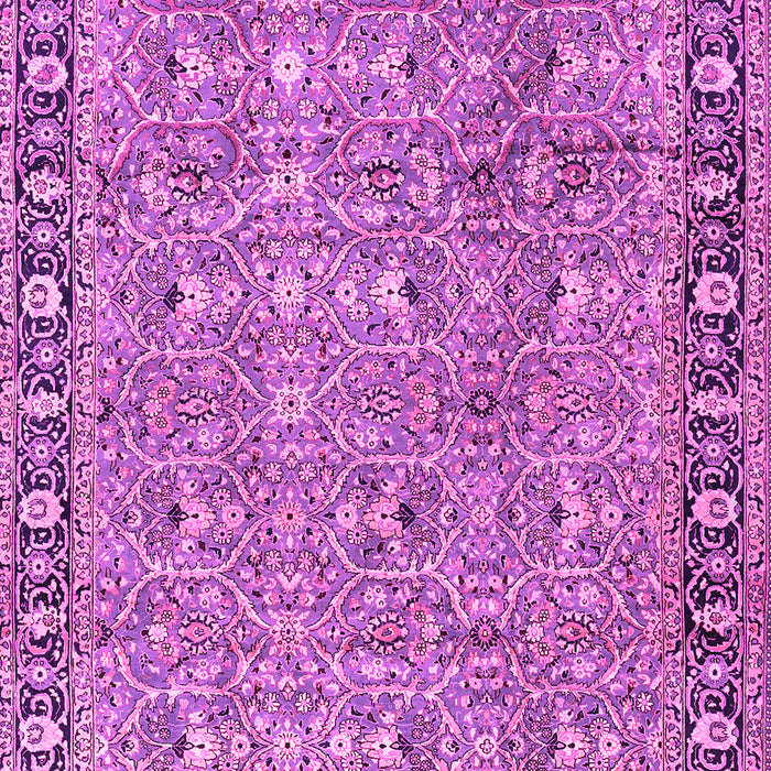 Machine Washable Persian Pink Traditional Rug, wshtr2598pnk