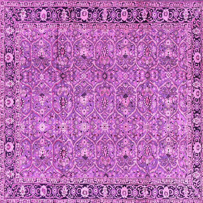 Square Persian Pink Traditional Rug, tr2598pnk