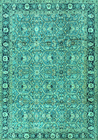 Persian Turquoise Traditional Rug, tr2598turq