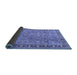 Sideview of Persian Blue Traditional Rug, tr2598blu