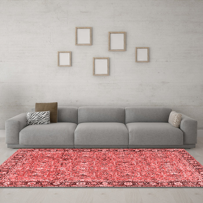 Traditional Red Washable Rugs