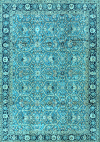 Persian Light Blue Traditional Rug, tr2598lblu