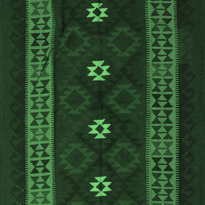 Southwestern Emerald Green Country Rug, tr2599emgrn
