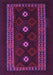 Southwestern Purple Country Rug, tr2599pur