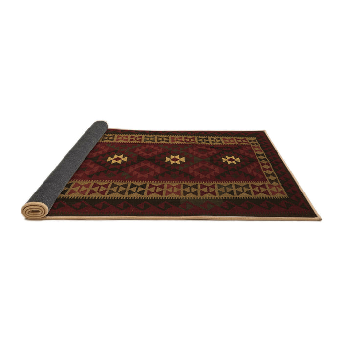 Sideview of Southwestern Brown Country Rug, tr2599brn