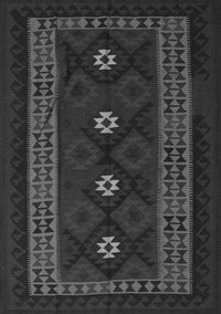 Southwestern Gray Country Rug, tr2599gry