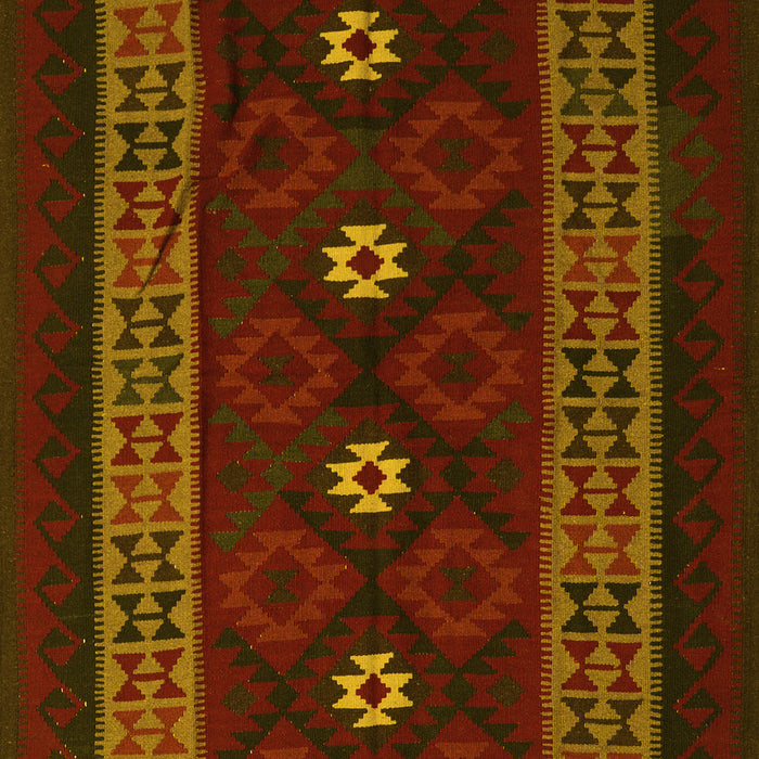 Southwestern Yellow Country Rug, tr2599yw