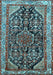 Machine Washable Persian Light Blue Traditional Rug, wshtr259lblu