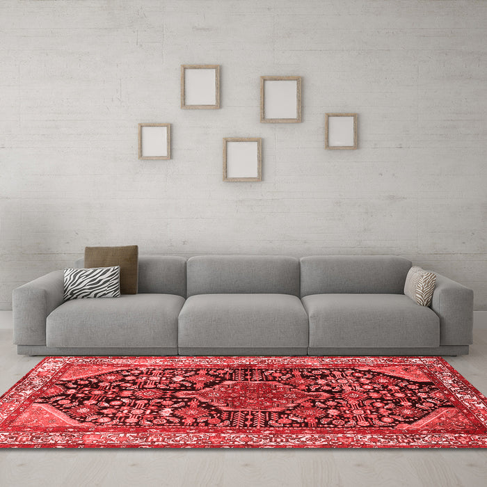 Traditional Red Washable Rugs