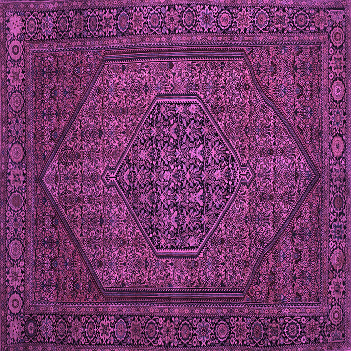 Square Persian Purple Traditional Rug, tr25pur