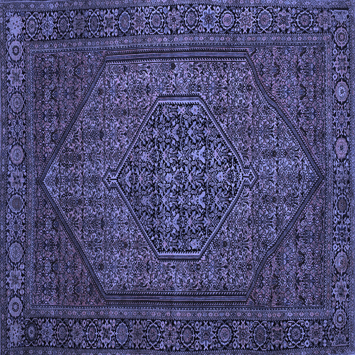 Square Persian Blue Traditional Rug, tr25blu