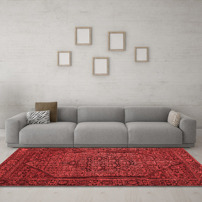 Traditional Red Washable Rugs