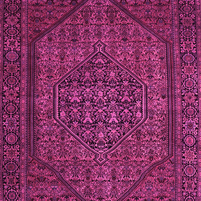 Machine Washable Persian Pink Traditional Rug, wshtr25pnk