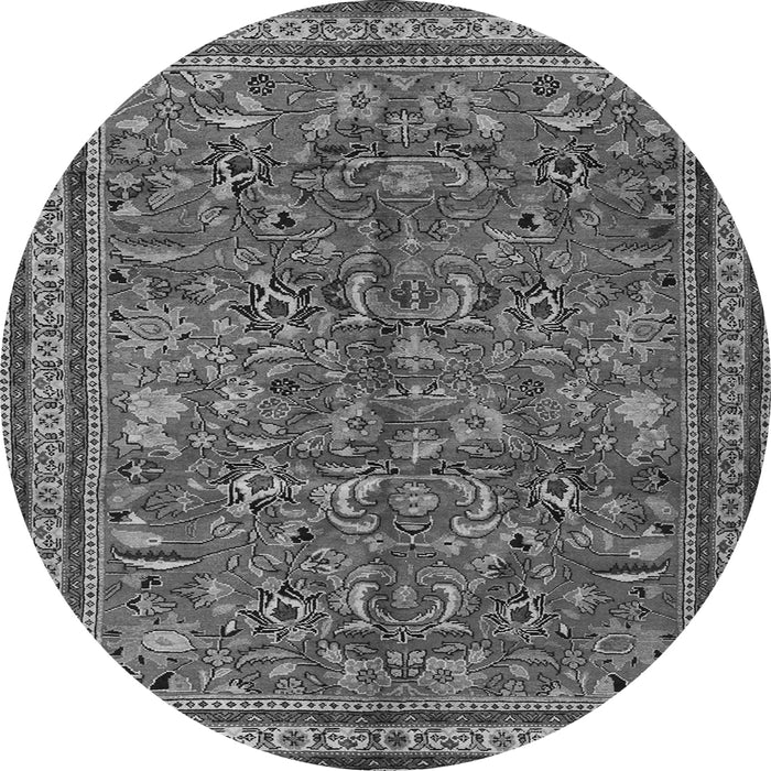Square Persian Gray Traditional Rug, tr2600gry
