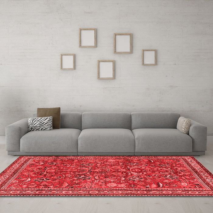 Traditional Red Washable Rugs