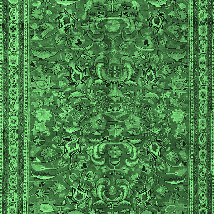 Persian Emerald Green Traditional Rug, tr2600emgrn