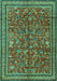 Persian Turquoise Traditional Rug, tr2600turq