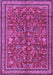 Machine Washable Persian Purple Traditional Area Rugs, wshtr2600pur