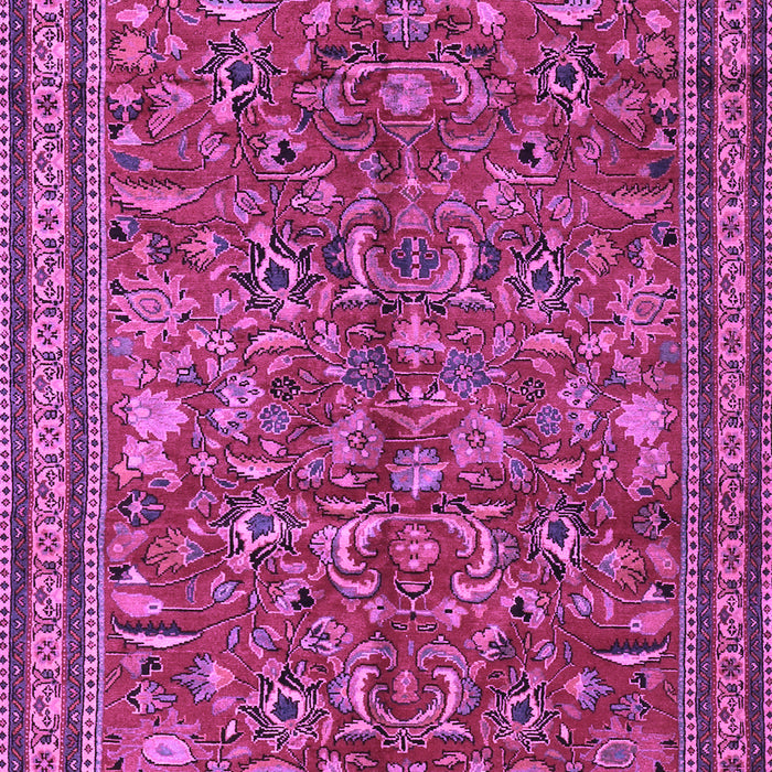 Machine Washable Persian Purple Traditional Area Rugs, wshtr2600pur