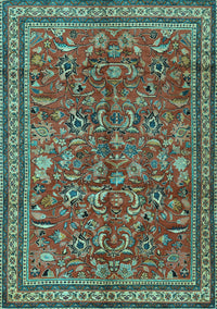 Persian Light Blue Traditional Rug, tr2600lblu