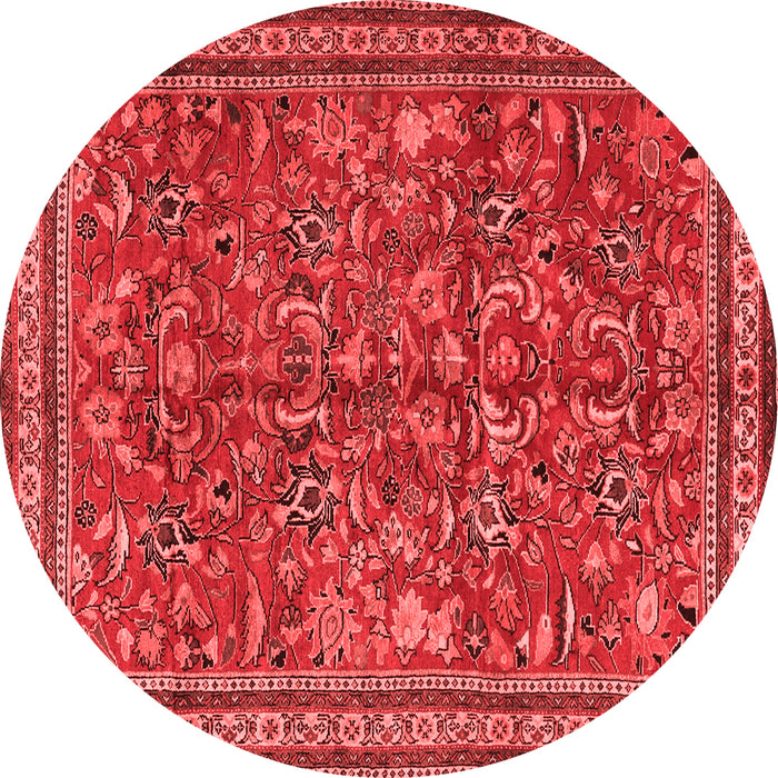 Machine Washable Persian Red Traditional Rug, wshtr2600red