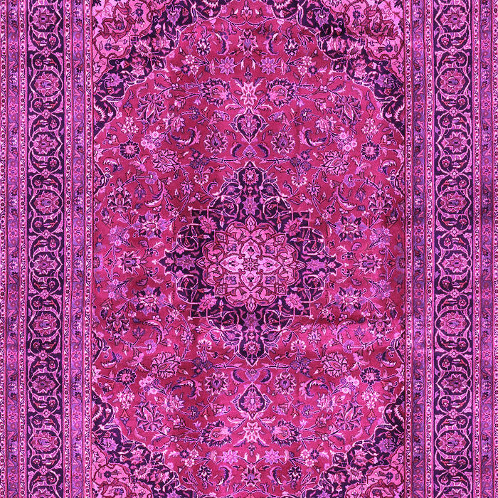 Medallion Pink Traditional Rug, tr2601pnk