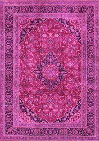 Medallion Pink Traditional Rug, tr2602pnk