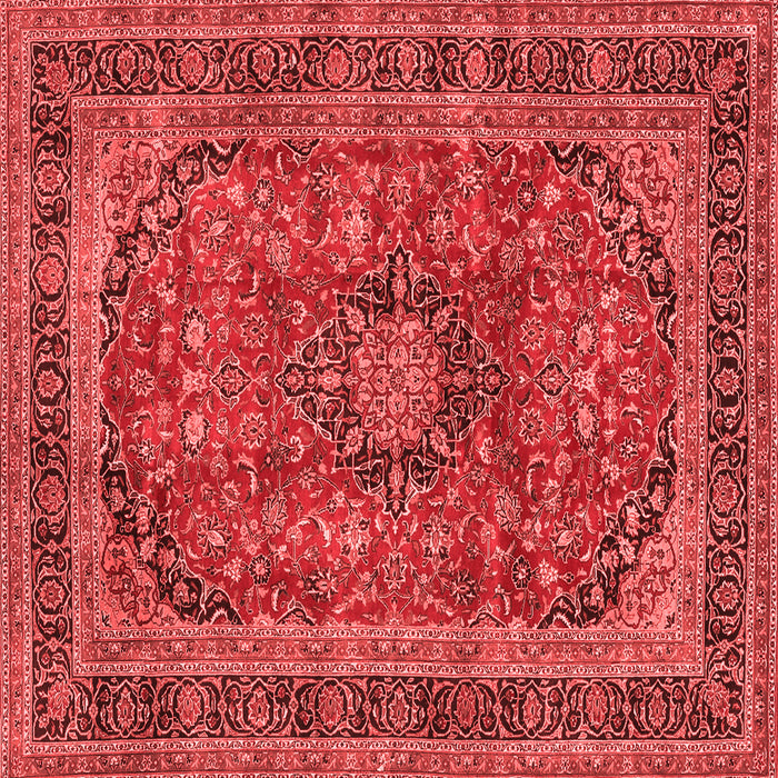 Medallion Red Traditional Rug, tr2602red