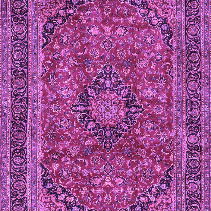 Medallion Purple Traditional Rug, tr2602pur