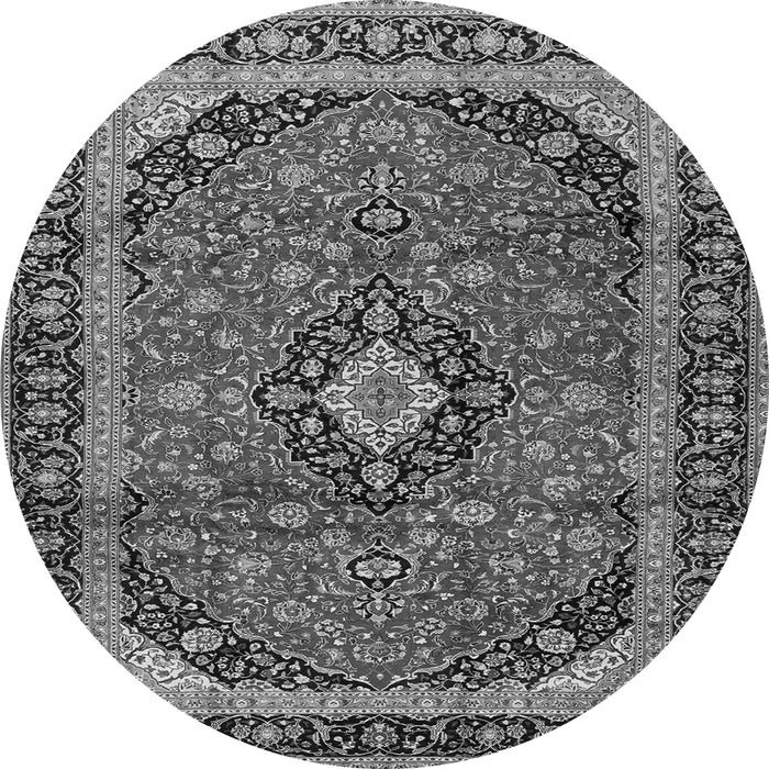 Square Persian Gray Traditional Rug, tr2603gry