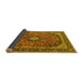 Sideview of Persian Yellow Traditional Rug, tr2603yw