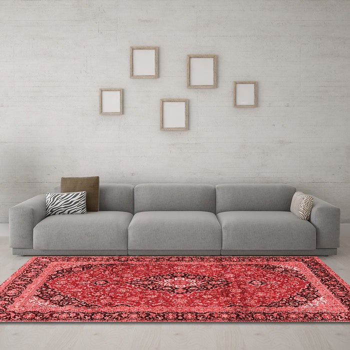 Traditional Red Washable Rugs