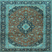 Square Persian Light Blue Traditional Rug, tr2603lblu