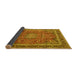 Sideview of Persian Yellow Traditional Rug, tr2604yw