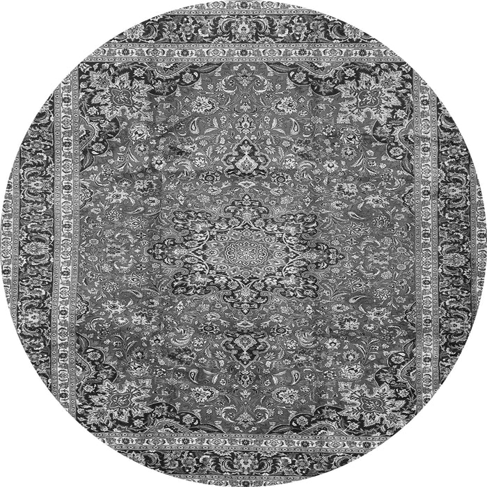 Square Persian Gray Traditional Rug, tr2604gry