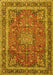 Machine Washable Persian Yellow Traditional Rug, wshtr2604yw