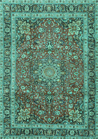 Persian Turquoise Traditional Rug, tr2604turq
