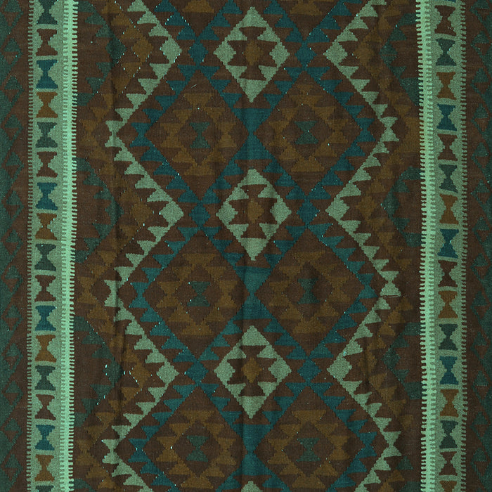 Machine Washable Persian Turquoise Traditional Area Rugs, wshtr2605turq