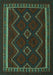 Persian Turquoise Traditional Rug, tr2605turq