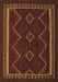 Machine Washable Persian Brown Traditional Rug, wshtr2605brn