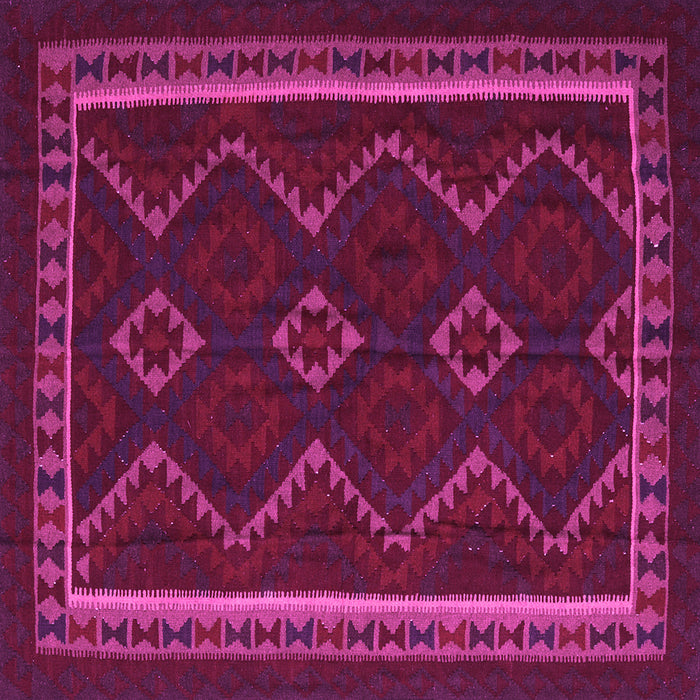 Square Persian Pink Traditional Rug, tr2605pnk