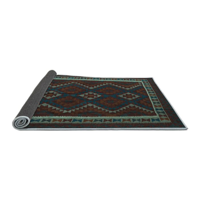 Sideview of Persian Light Blue Traditional Rug, tr2605lblu