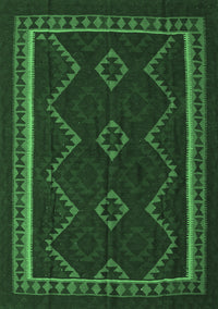 Persian Emerald Green Traditional Rug, tr2605emgrn
