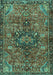 Persian Turquoise Traditional Rug, tr2606turq