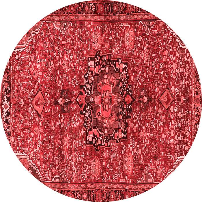 Machine Washable Persian Red Traditional Rug, wshtr2606red