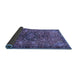 Sideview of Persian Blue Traditional Rug, tr2606blu