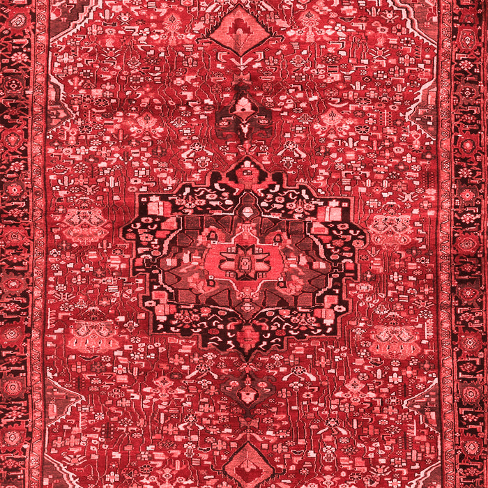 Machine Washable Persian Red Traditional Rug, wshtr2606red