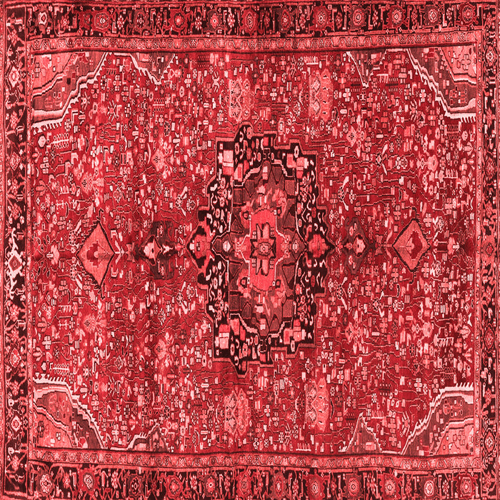 Machine Washable Persian Red Traditional Rug, wshtr2606red