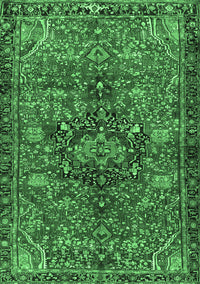 Persian Emerald Green Traditional Rug, tr2606emgrn